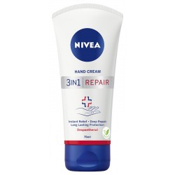 NIVEA Hand Cream Regenerujący krem do rąk z dekspantenolem 3w1 Repair Care 75 ml