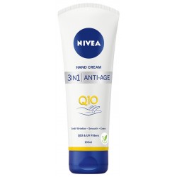 NIVEA Hand Cream Przeciwzmarszczkowy krem do rąk 3in1 Anti-Age Q10 100 ml