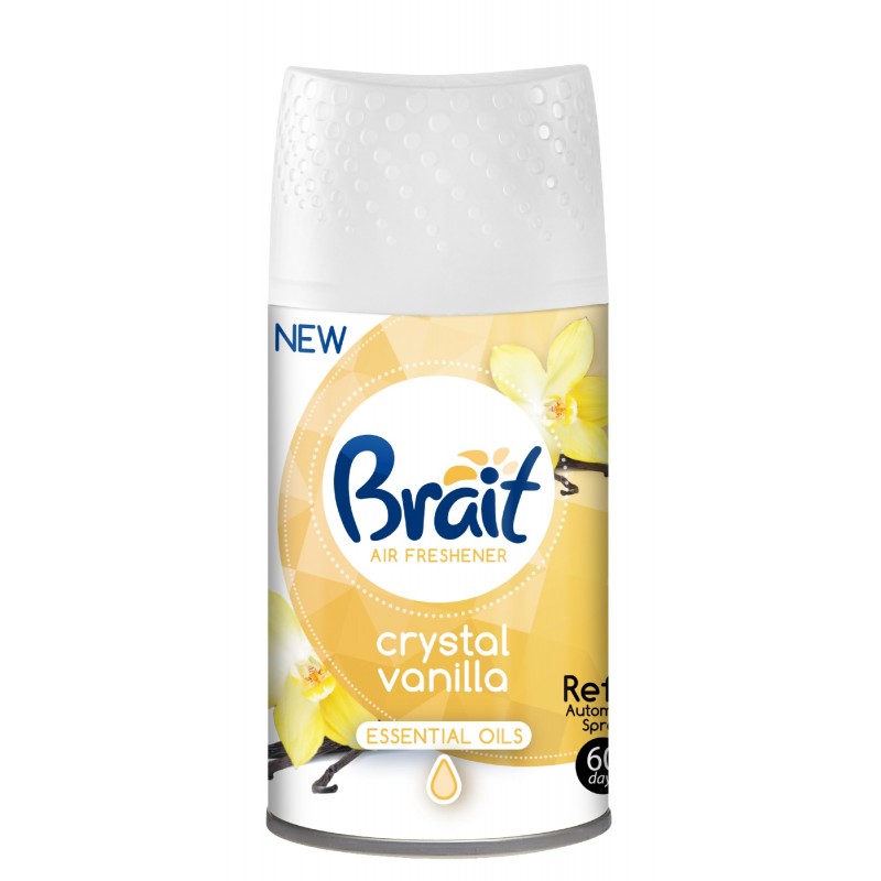 BRAIT Odświeżacz powietrza zapas automat Crystal Vanilia 250 ml