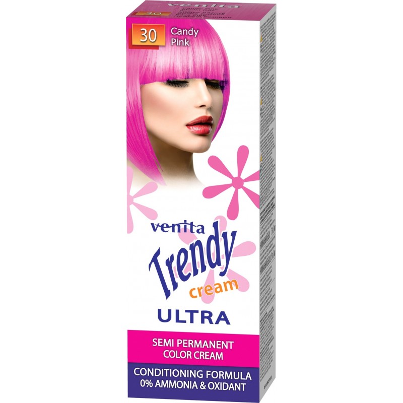 VENITA Trendy Cream Toner do włosów nr 30 słodki róż 75 ml