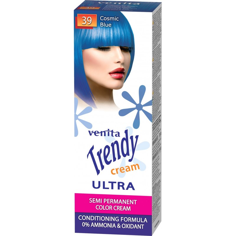 VENITA Trendy Cream Toner do włosów nr 39 kosmiczny błękit 75 ml