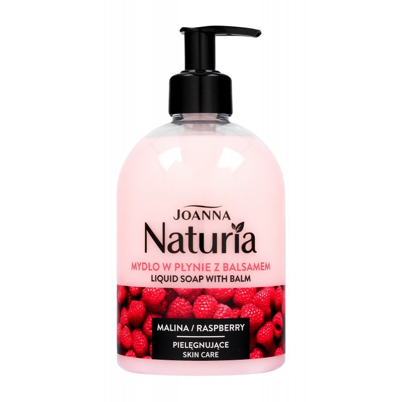 JOANNA Naturia Body Mydło w płynie z balsamem Malina 500 ml