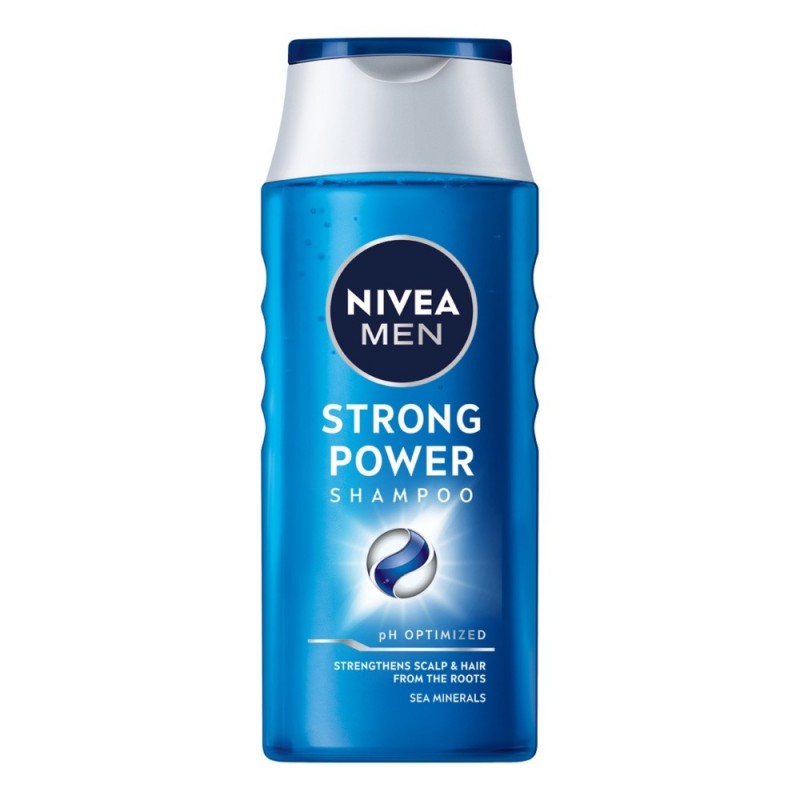 NIVEA MEN Szampon do włosów słabych i pozbawionych energii Strong Power 250 ml