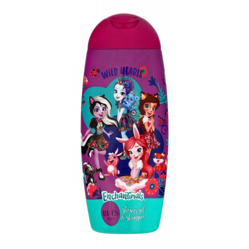 Bi-es Kids Żel pod prysznic i szampon 2w1 Enchantimals Wild Hearts 250ml