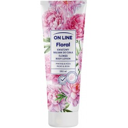 ON LINE Floral Kwiatowy balsam do ciała - Piwonia & Róża 250 ml
