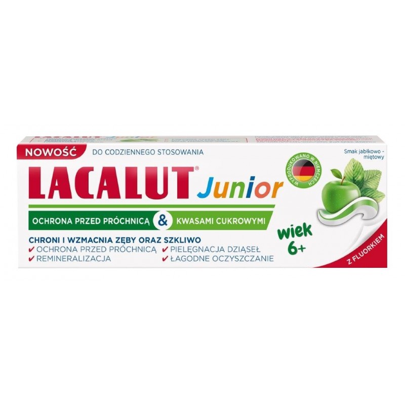 LACALUT Junior Pasta do zębów dla dzieci od 6 lat 55ml