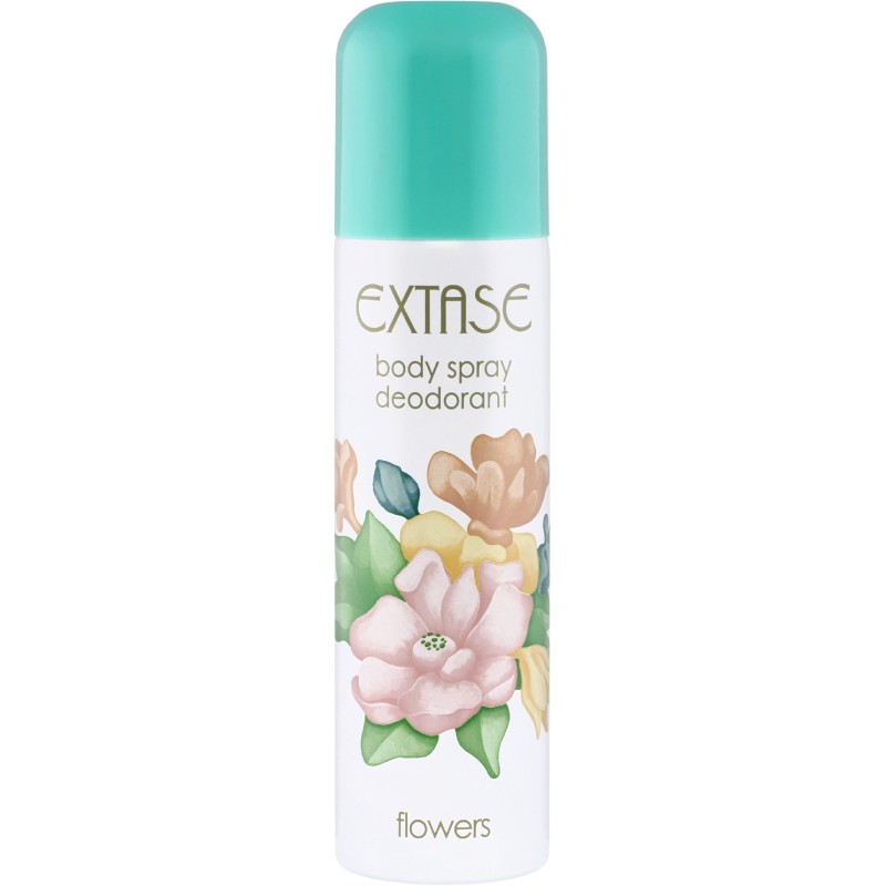 EXTASE Dezodorant body spray FLOWERS 150 ml