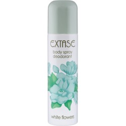 EXTASE Dezodorant body spray WHITE FLOWERS 150 ml