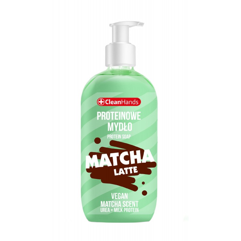 CLEAN HANDS Proteinowe mydło Matcha Latte 500 ml
