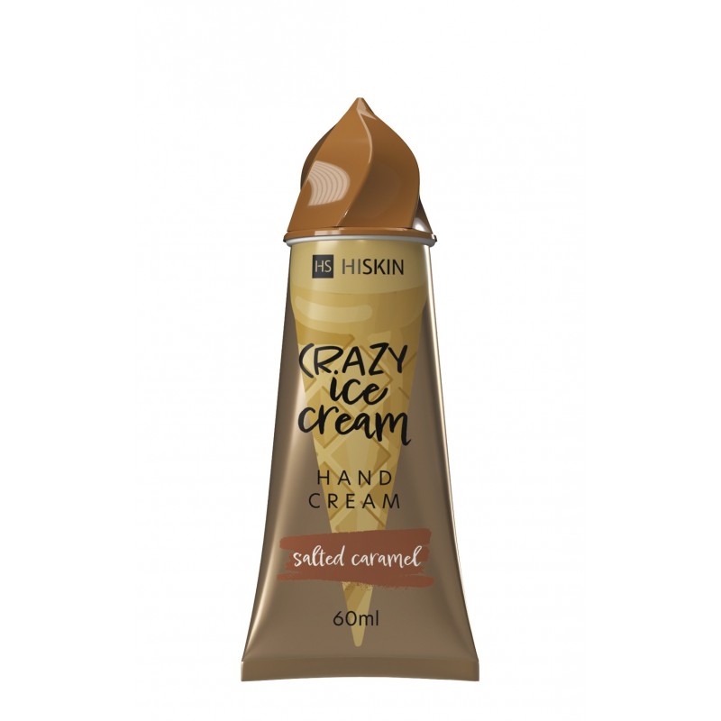 HISKIN Crazy Ice Cream Krem do rąk - Salted Caramel 60 ml