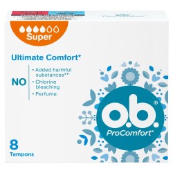 O.B.ProComfort Ultimate Super komfortowe tampony  1op.-8szt