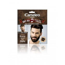 DELIA COSMETICS CAMELEO MEN Krem koloryzujący do włosów, brody i wąsów 3.0 Dark Brown 2x15ml