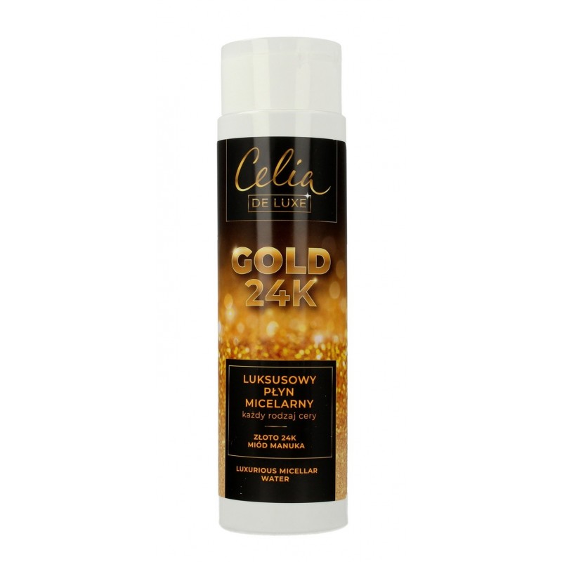 Celia Gold 24K Luksusowy Płyn micelarny - każdy rodzaj cery  200ml