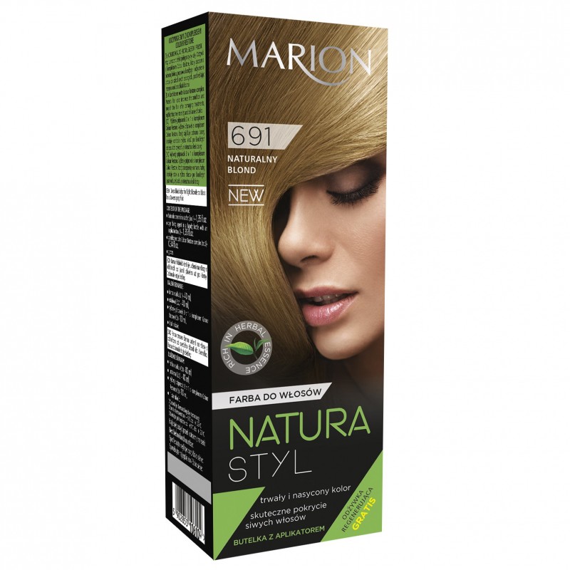 MARION Natura Styl Farba do włosów nr 691 Naturalny blond