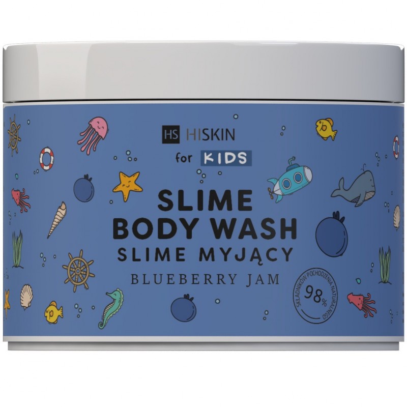 HISKIN for Kids Slime myjący do ciała Blueberry Jam 150 ml