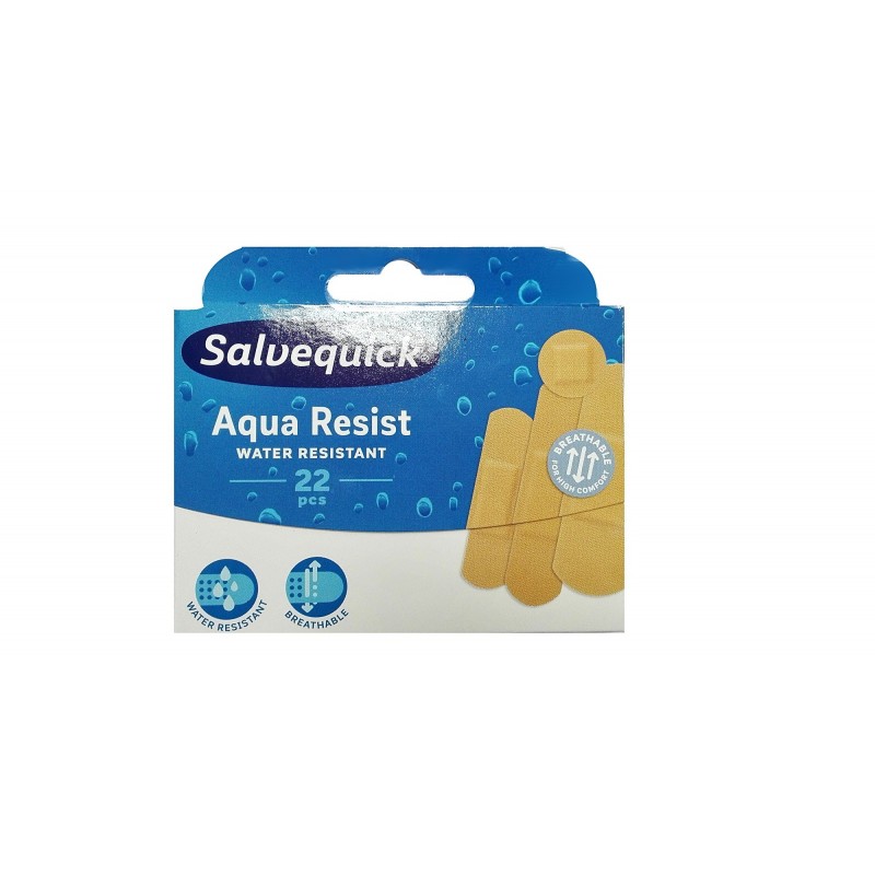 Salvequick Plastry Aqua Resist  wodoodporne  1op-22szt