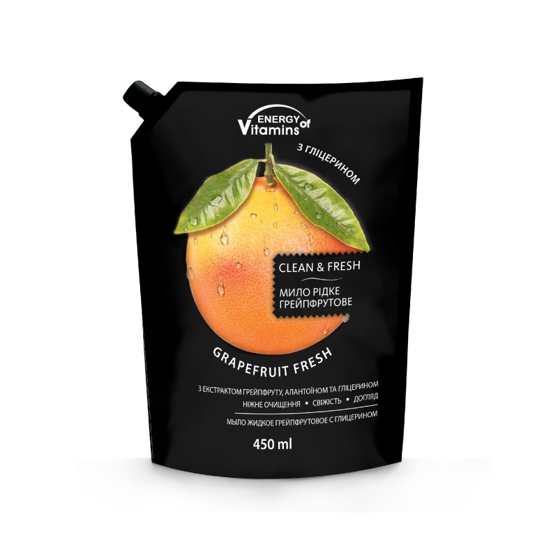 ENERGY OF VITAMINS Mydło w płynie Grapefruit Fresh  450ml - uzupełnienie