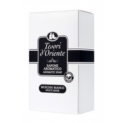 TESORI D`ORIENTE Aromatyczne Mydło w kostce  - Muschio Bianco 125g