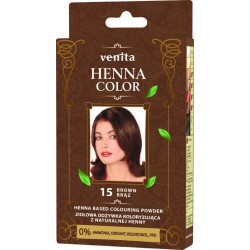 VENITA Henna Color Ziołowa Odżywka koloryzująca - 15 Brąz 1op.