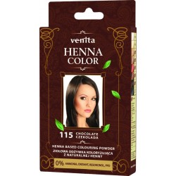 VENITA Henna Color Ziołowa Odżywka koloryzująca - 115 Czekolada 1op.