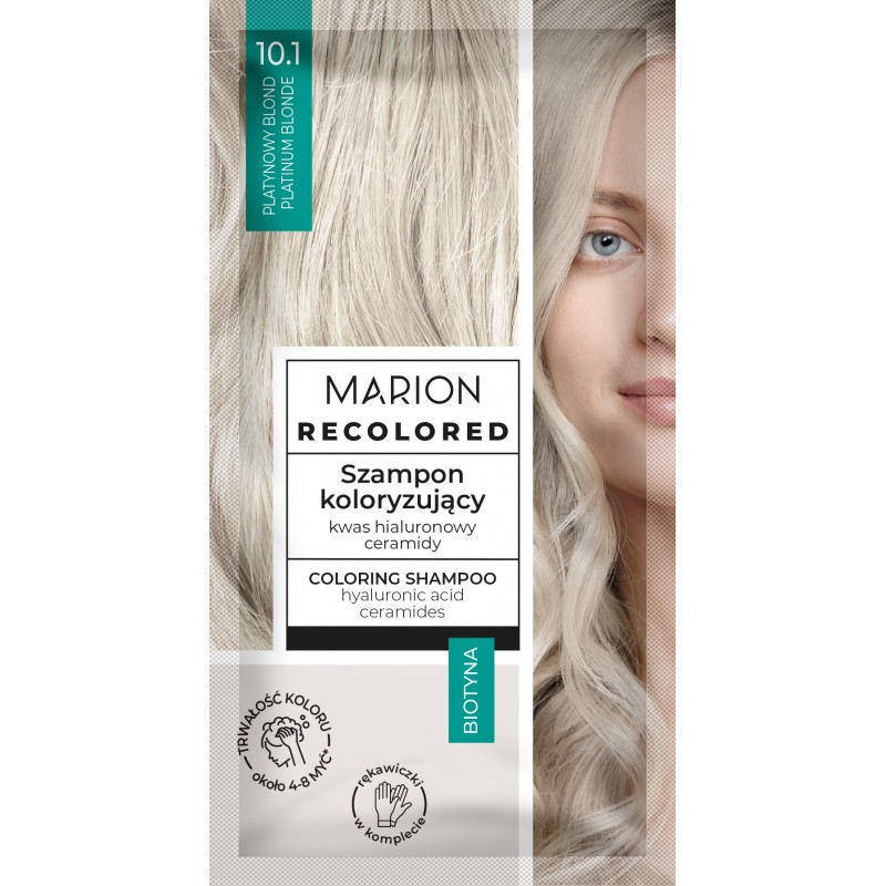 MARION Recolored Szampon koloryzujący nr 10.1 Platynowy blond 35 ml