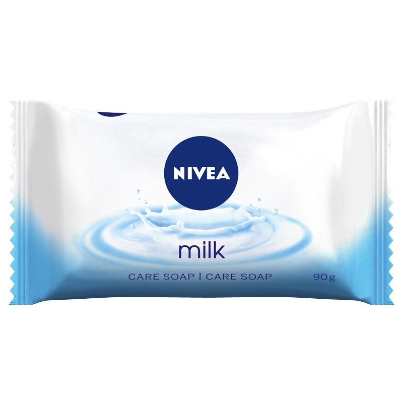 NIVEA Care Soap Pielęgnujące mydło w kostce z proteinami mleka 90 g