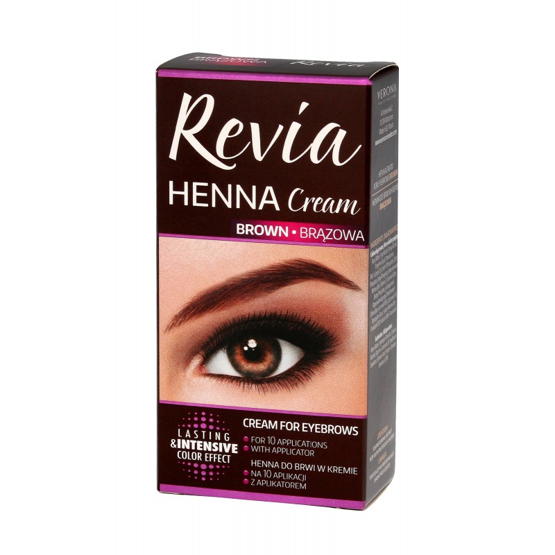 Verona Revia Henna do brwi w kremie Brązowa  15ml