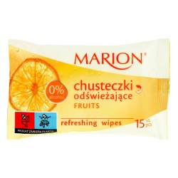 MARION Chusteczki odświeżające - Fruits 15 szt