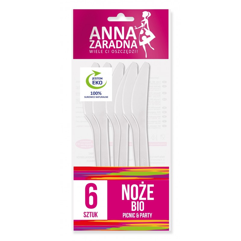 ANNA ZARADNA Noże BIO 1op.-6szt.