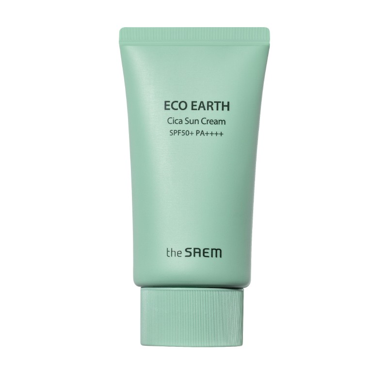 SAEM Eco Earth Cica Sun Cream Krem z filtrem przeciwsłonecznym SPF 50+