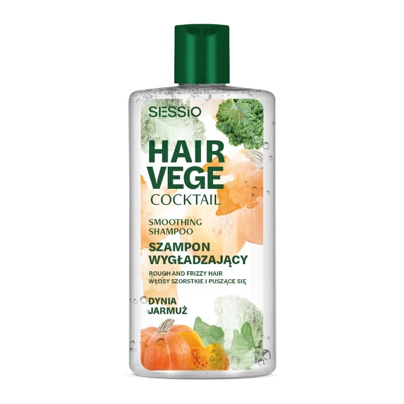 CHANTAL Sessio Hair Vege Coctail Szampon wygładzający - Dynia i Jarmuż 300 ml