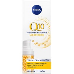 NIVEA Q10 Power Przeciwzmarszczkowe serum do twarzy Perły Młodości - Ujędrnienie 30 ml