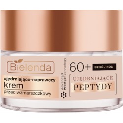 BIELENDA UJĘDRNIAJĄCE PEPTYDY 60+ Ujędniająco-Naprawczy  Krem przeciwzmarszczkowy 50ml