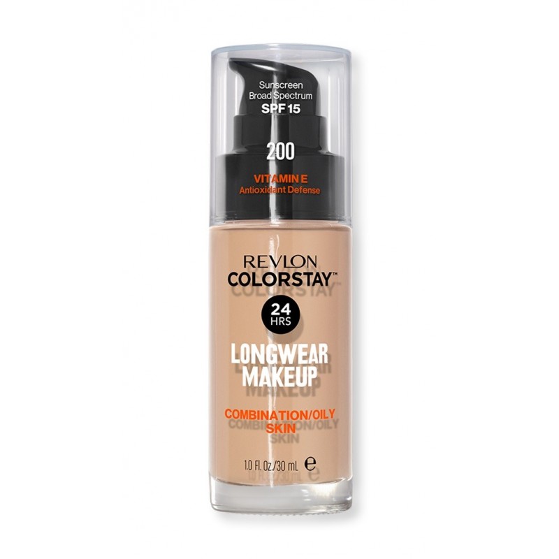 Revlon Colorstay 24H Longwear Podkład kryjąco-matujący nr 200 Nude - cera mieszana i tłusta 30ml