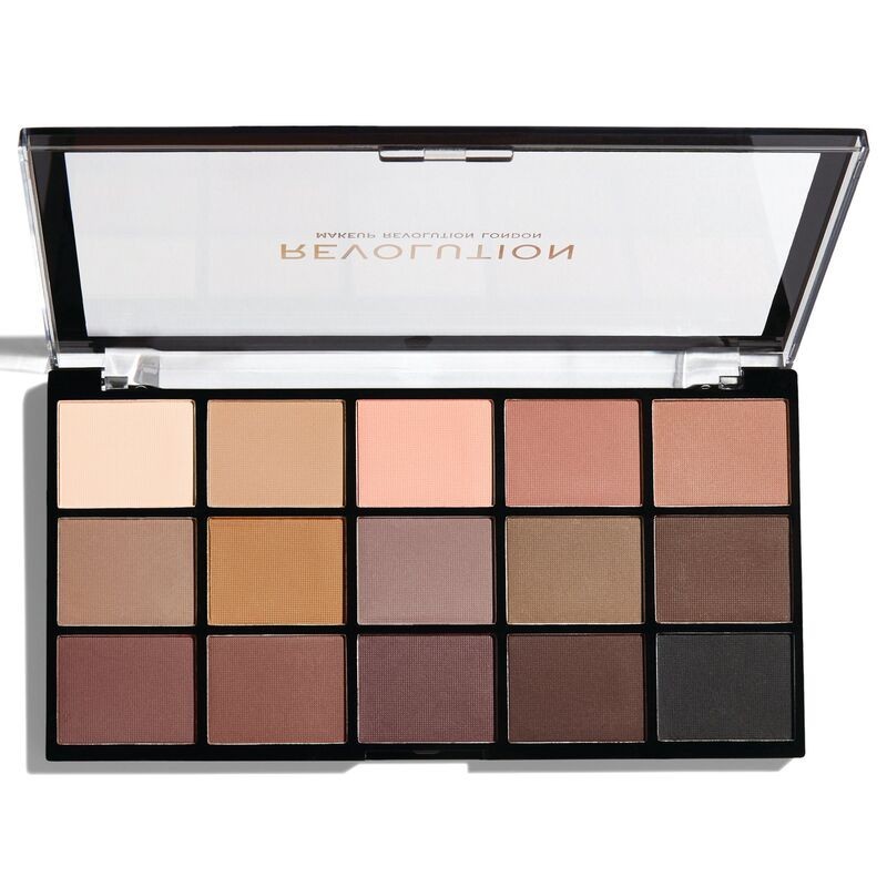 REVOLUTION  Reloaded Basic Mattes Paleta 15 cieni do powiek