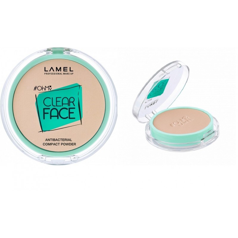 LAMEL OhMy Clear Face Puder kompaktowy antybakteryjny nr 401 6g