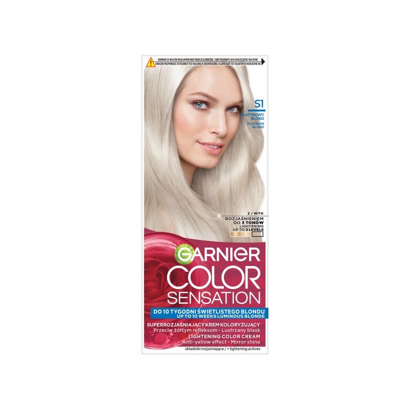 GARNIER Color Sensation Krem koloryzujący nr S1 - Platynowy Blond 1op.