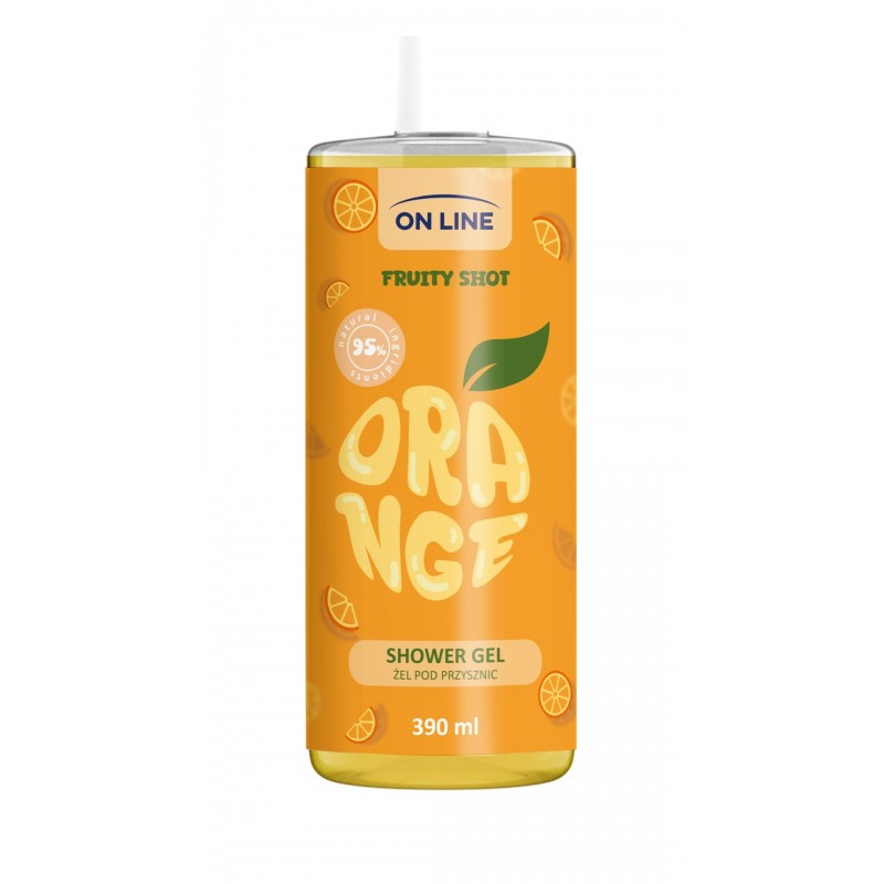 ON LINE Fruity Shot Żel pod prysznic Orange 390 ml