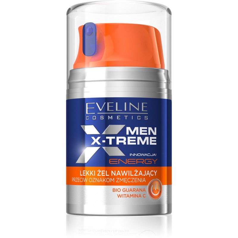 EVELINE Men X-Treme Lekki żel nawilżający przeciw oznakom zmęczenia - Energy 50 ml