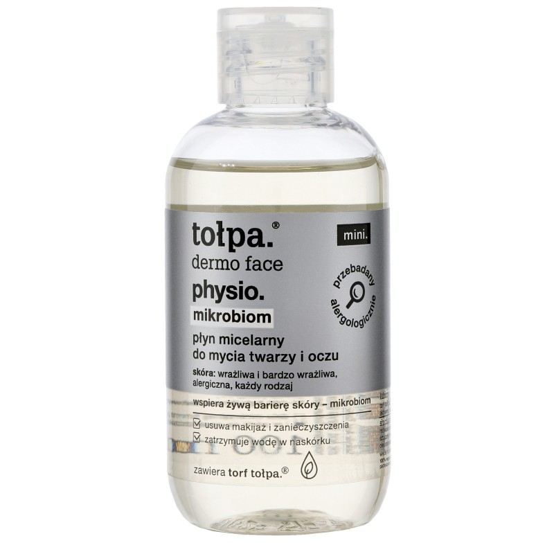 TOŁPA Dermo Face Physio Mikrobiom Płyn micelarny do mycia twarzy i oczu 100 ml (mini)