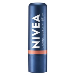 NIVEA Pomadka pielęgnująca do ust Caring Beauty 3w1 Nude 4.8 g