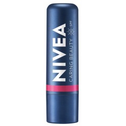 NIVEA Pomadka pielęgnująca do ust Caring Beauty 3w1 Pink 4.8 g