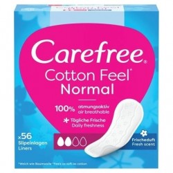 CAREFREE Cotton Feel Normal Wkładki higieniczne 1op.- 56 sztuk