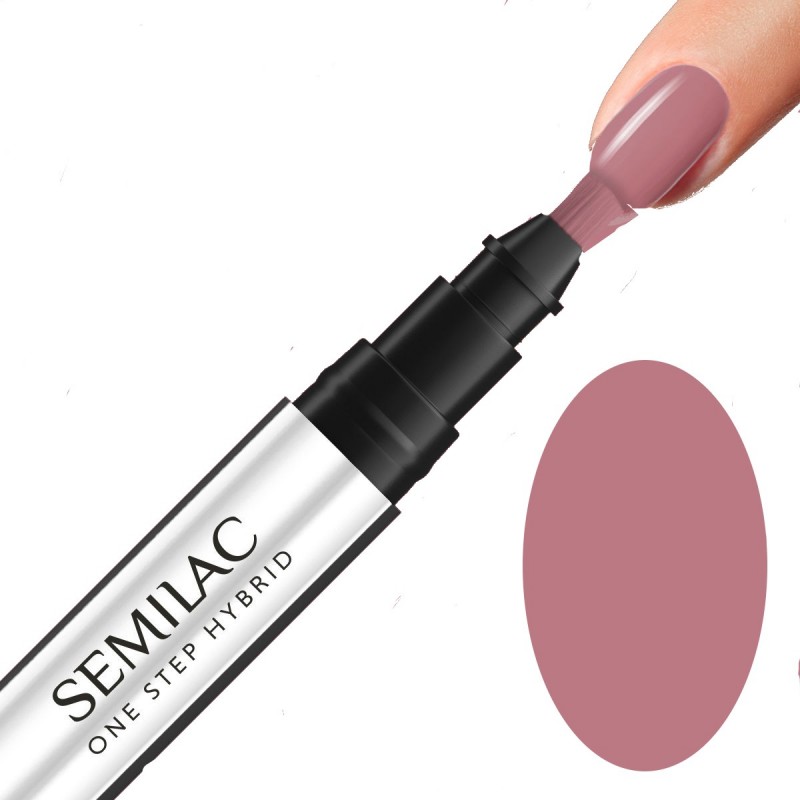 SEMILAC One Step Hybrid Lakier hybrydowy do paznokci Marker S240 Peach Beige 3 ml