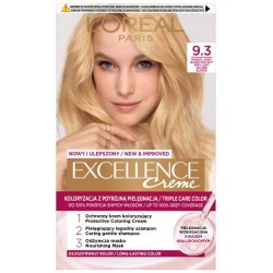 Loreal Excellence Creme Krem koloryzujący 9.3 bardzo jasny blond złocisty 1op.