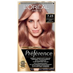 LOREAL Preference Farba do włosów 7.23 - Blond Opalizujący Złocisty 1 op.