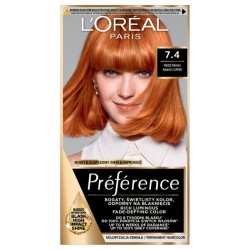 LOREAL Preference Farba do włosów 7.4  - Miedź  Mango 1 op.
