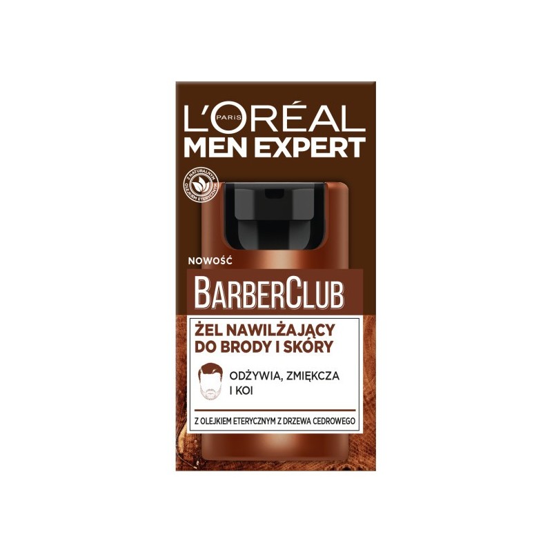 LOREAL Men Expert Barber Club Żel nawilżający do brody i skóry 50 ml