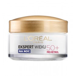 LOREAL Ekspert Wieku 50+ Przeciwzmarszczkowy Krem ujędrniający na noc 50 ml