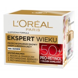 LOREAL Ekspert Wieku 50+ Przeciwzmarszczkowy Krem liftingujący na dzień SPF20 50 ml